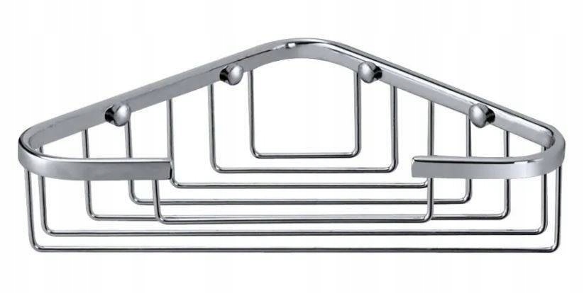 Rohový sprchový koš 19 cm Stella Classic Chrom