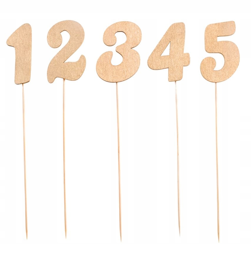 

Numerki cyferki cyfry na stoły numeracja 1-5