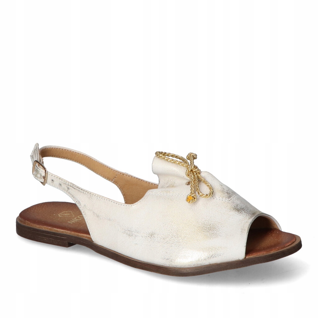 Sandály Nicole 2898/004 Zlaté přetíratelné 41