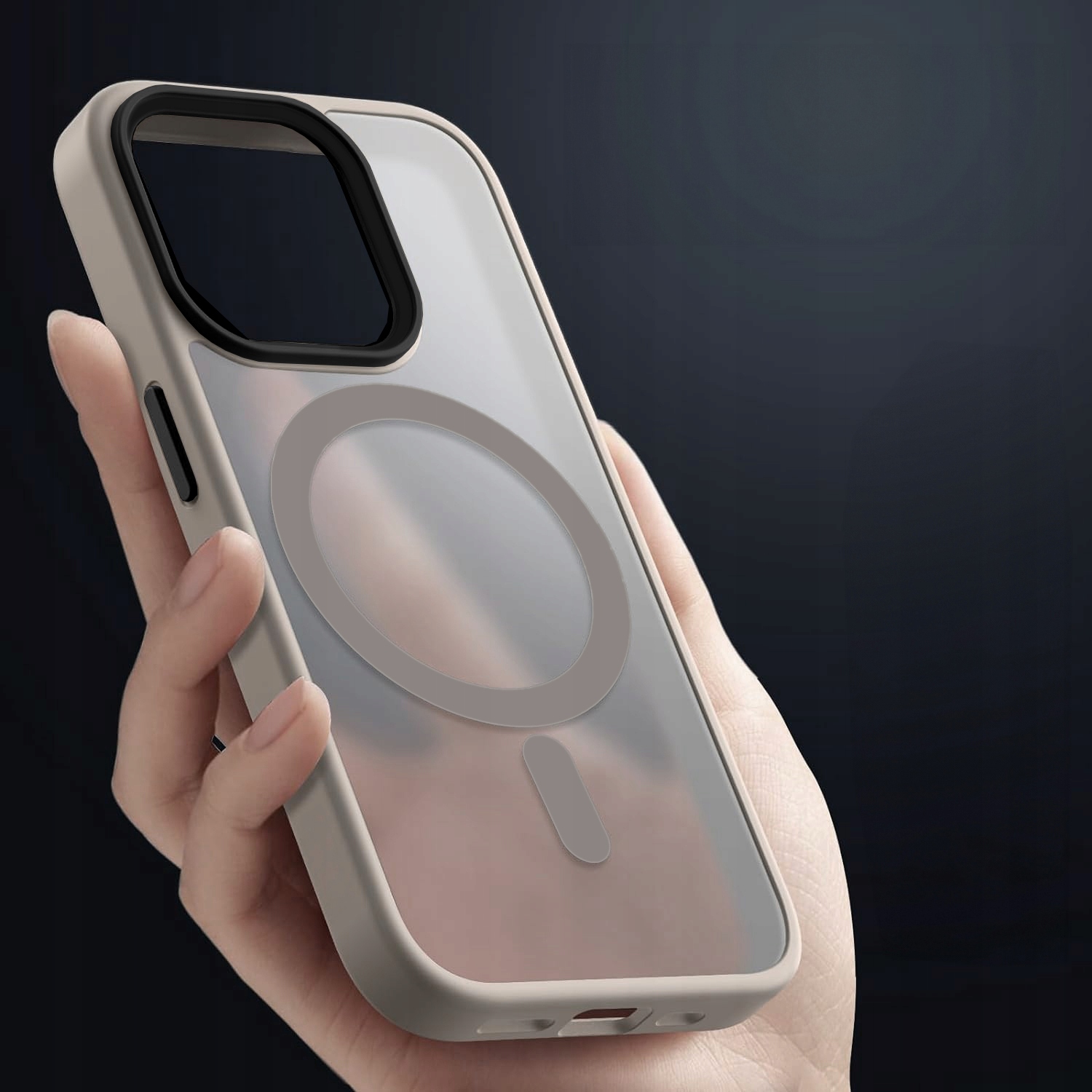 MATOWE DOPASOWANE ETUI CASE OBUDOWA COVER MAGSAFE NA IPHONE 15 PRO + SZKŁO Dedykowany model iPhone 15 Pro