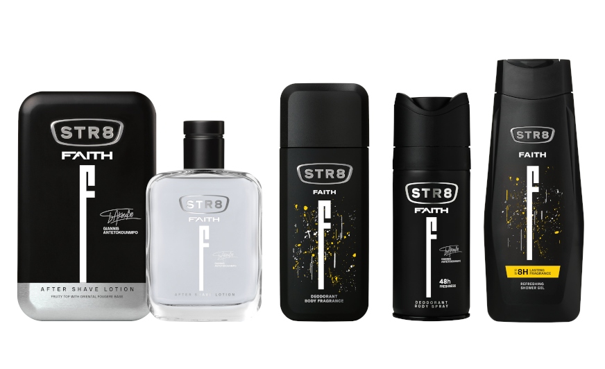 STR8 FAITH ZESTAW 4cz ASL100ml + DNS75ml + SPRAY150ml + ŻEL400ml