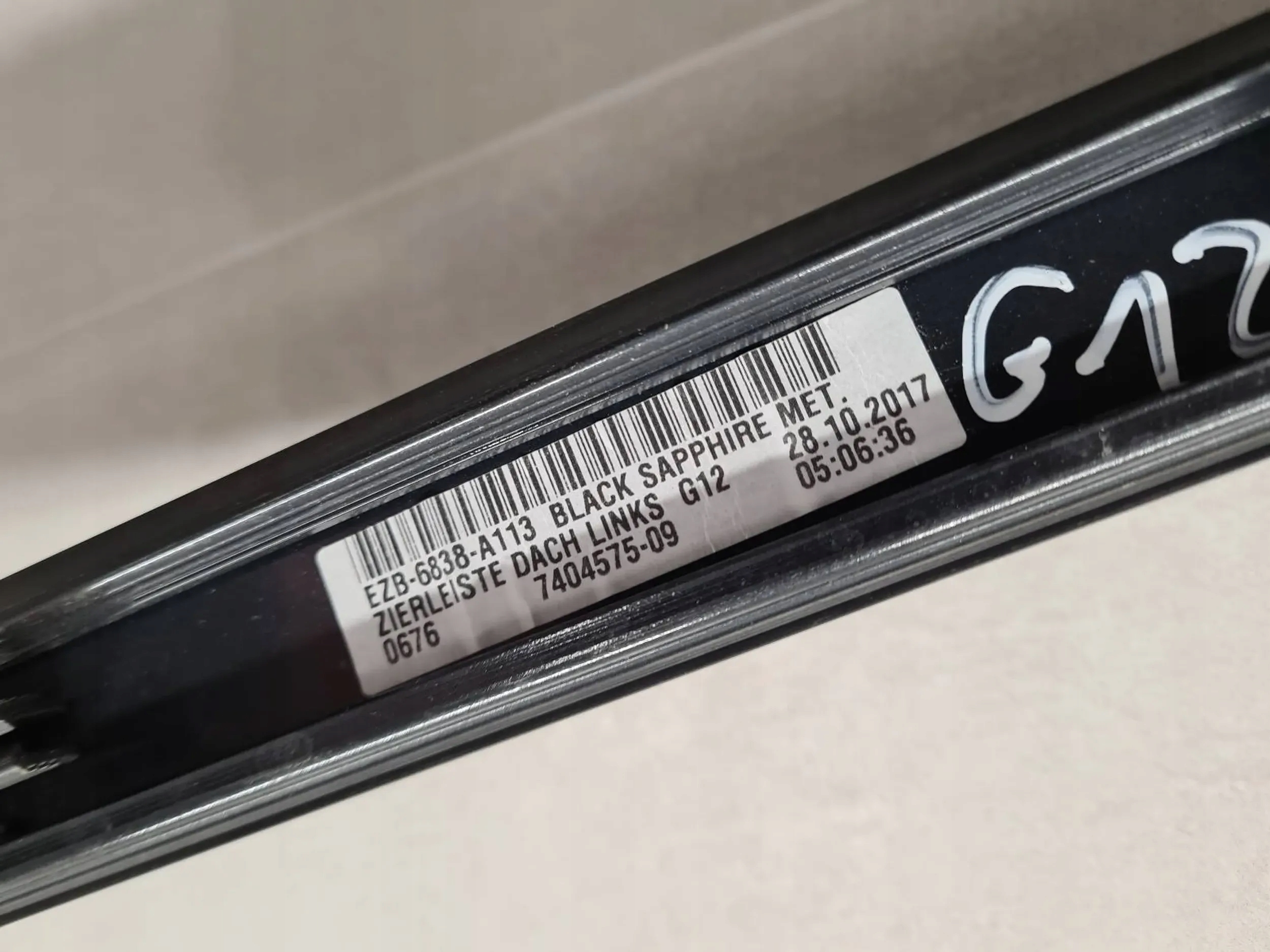 BMW G12 leiste schutzleiste dach rechts