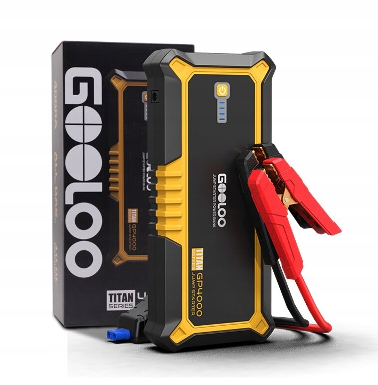 GOOLOO Powerbank 4000A 12V Do Samochodów Benzynowych i Diesla — miniatura 8