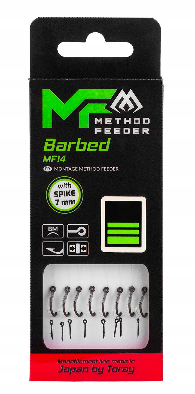 Przypony Mikado Method Feeder MF14 Z Igłą R.8