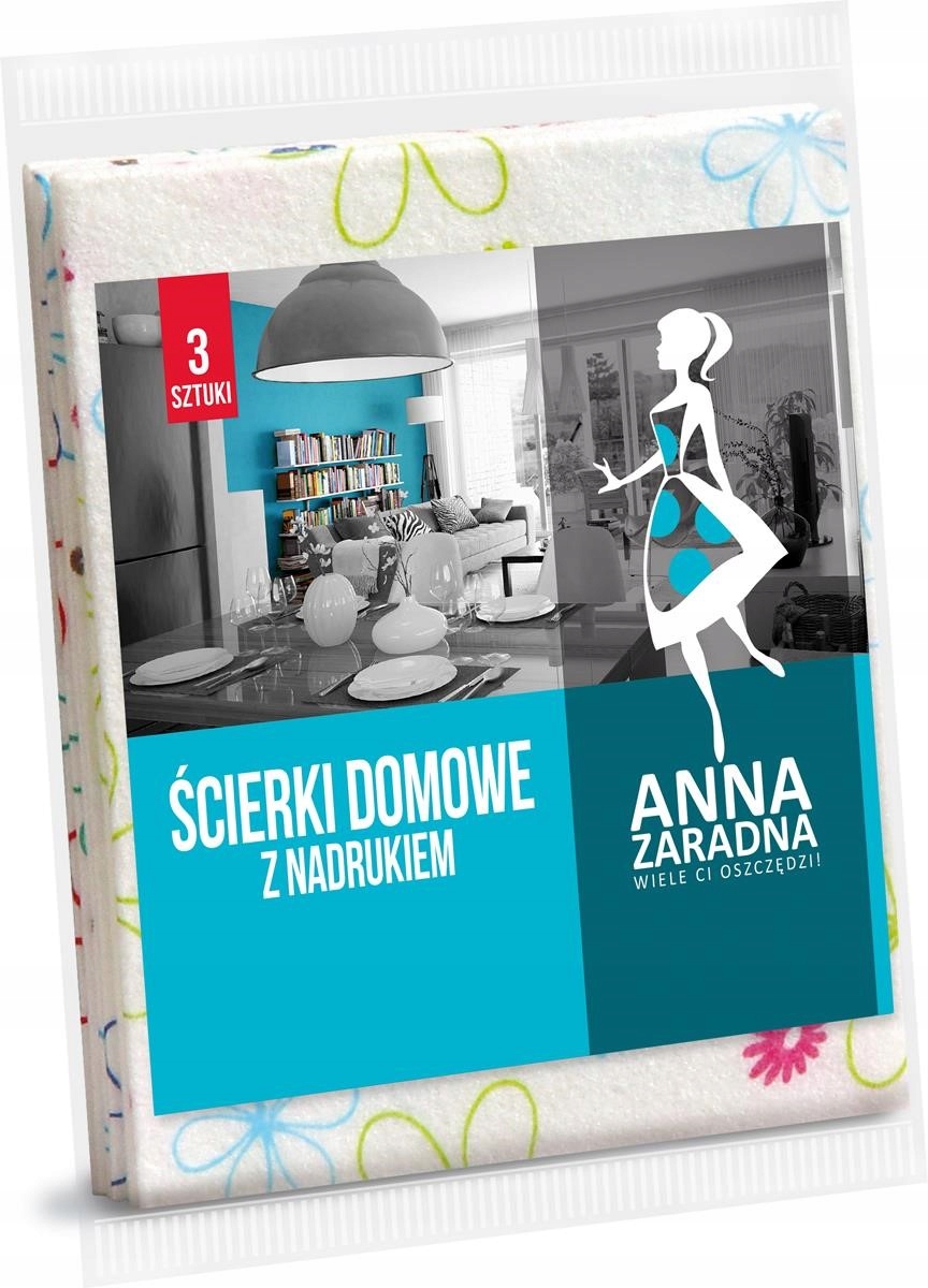

Ścierki domowe uniwersalne 3szt Anna Zaradna