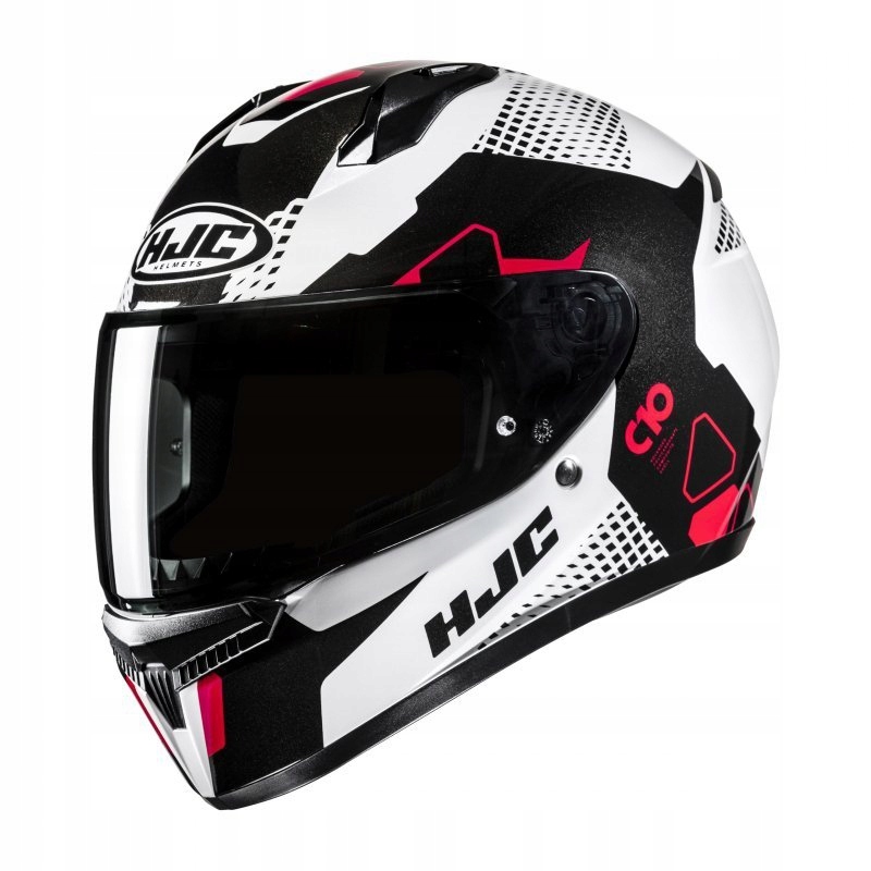 Motocyklová Prilba Hjc C10 Aspa White Black M