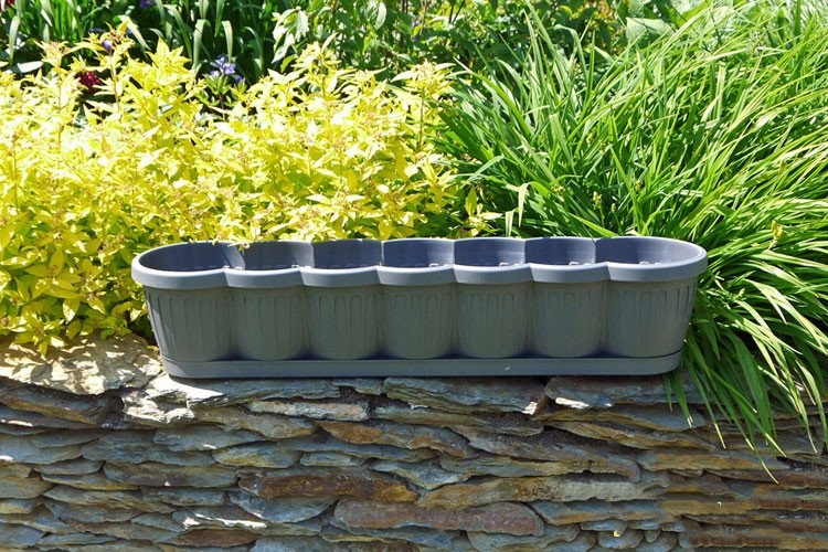 Uchwyt WIESZAK HAK HAKI DO skrzynki DONICY balkonowej BEGONIA ANTRACYT 2szt Marka inna