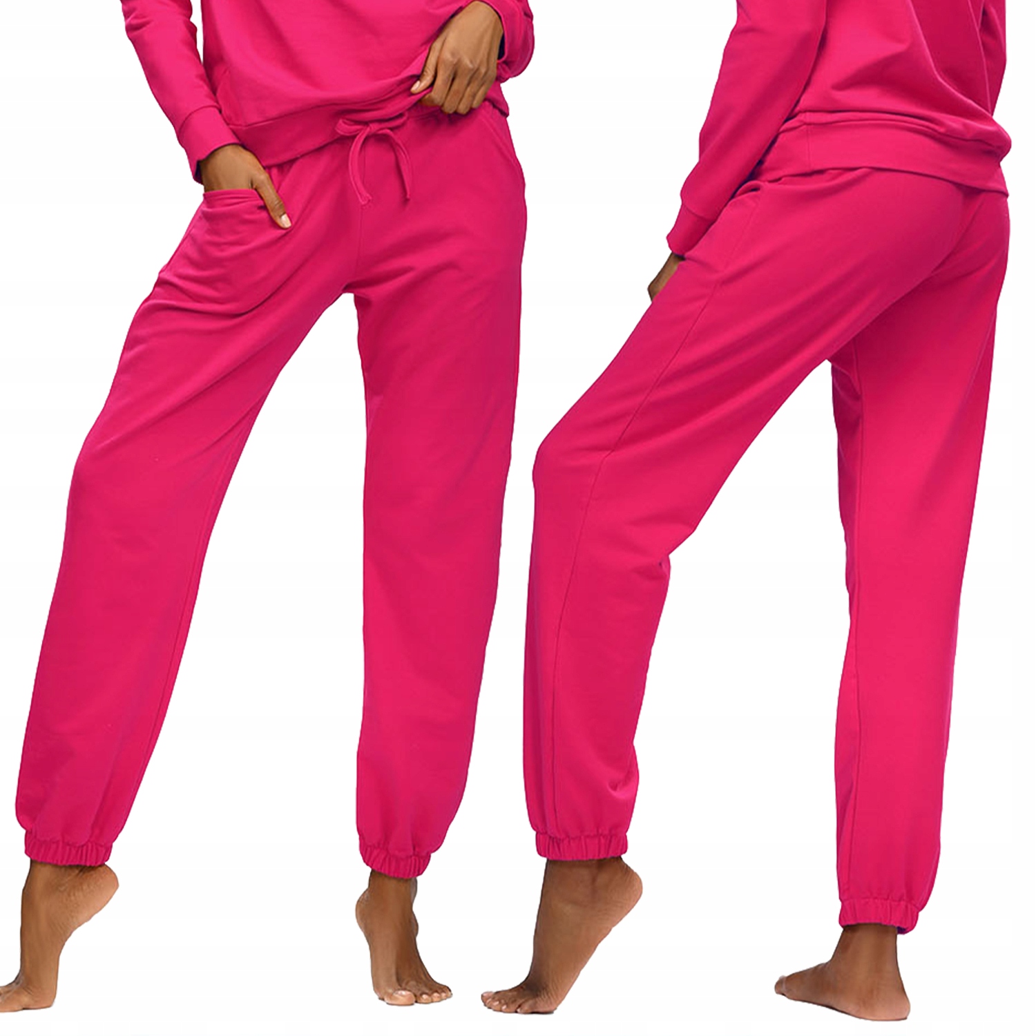 Dkaren Venezia malinové tepláky růžové M