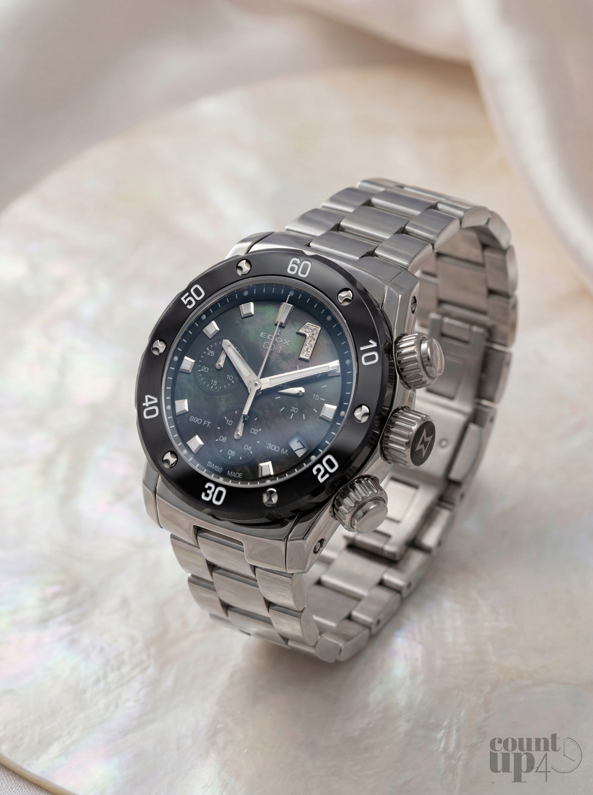 Hodinky Edox CO-1 Chronolady 10255-3M-NANDN 38mm 30ATM