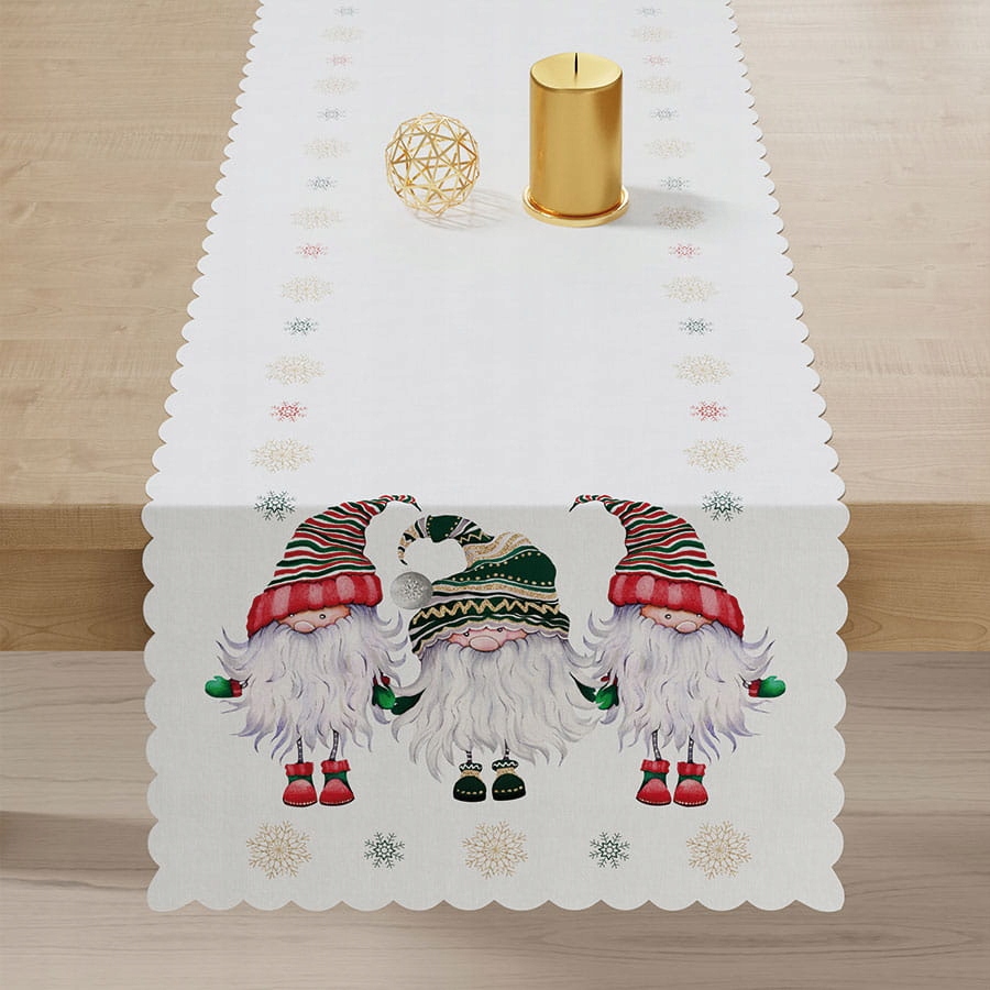 

Bieżnik Świąteczny 38x140 Gnom Krasnale