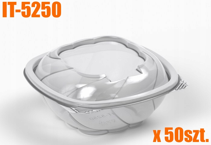 

Opakowanie na sałatkę plastikowe 250 ml 50 szt