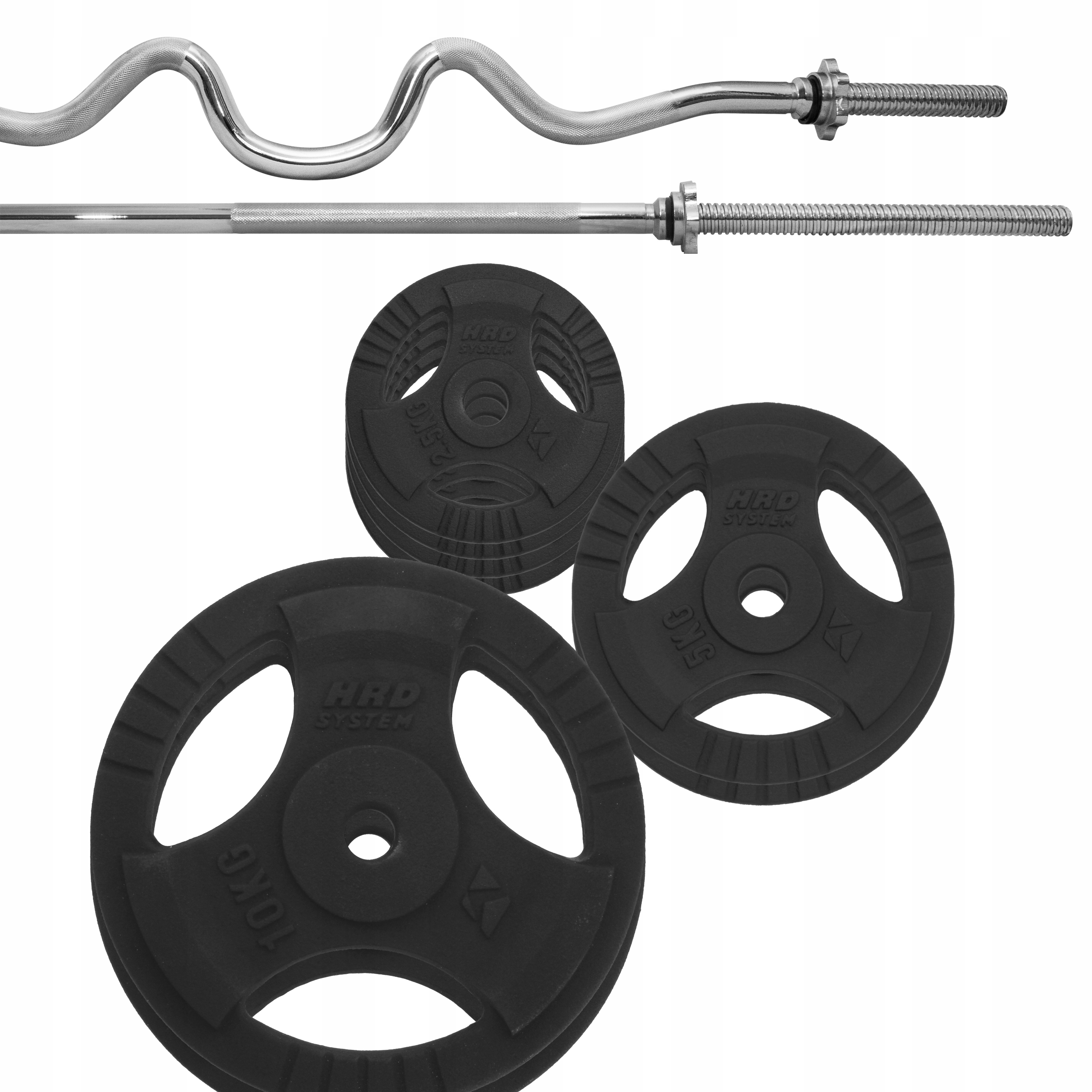 

Zestaw 40 kg obciążenie żeliwne 29mm + Gryfy