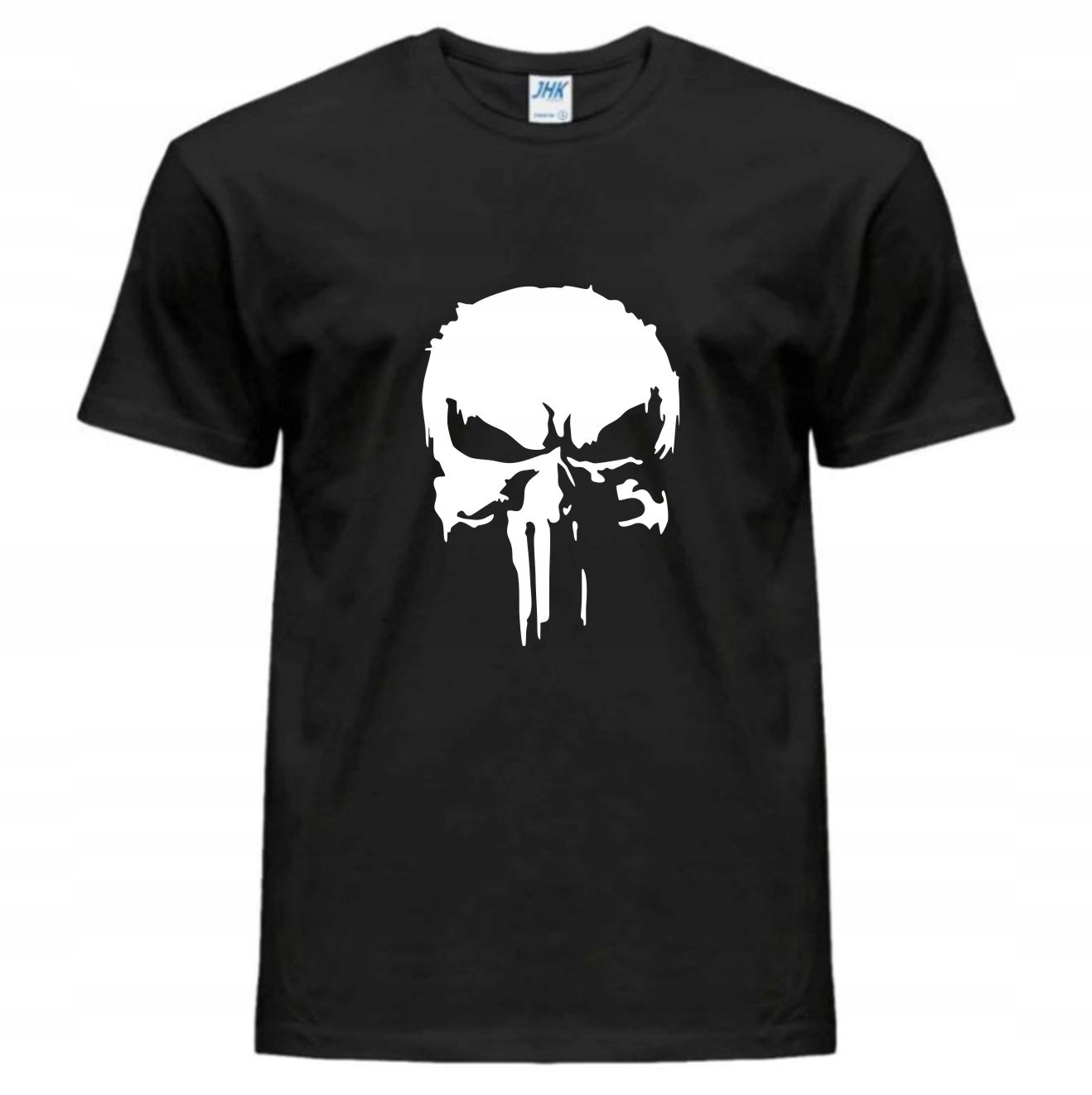 

Koszulka męska czarna z nadrukiem Punisher