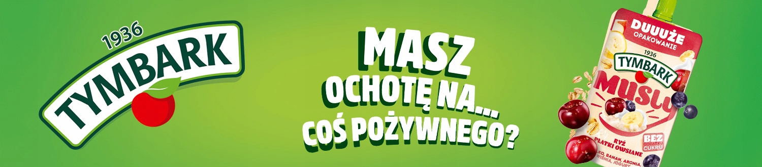 Mus Tymbark Musly przekąska bez dodatku cukru MIX ZESTAW 30x 170g Rodzaj mus