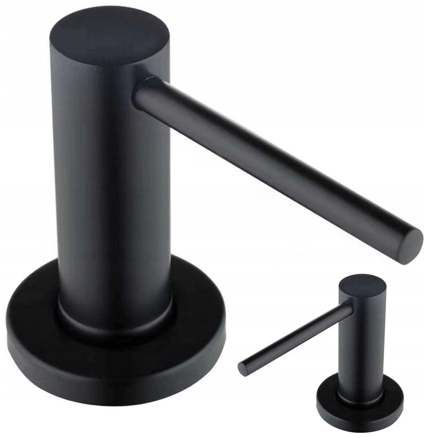 Dávkovač Na Tekutý Dřez Na Nádobí Mýdlo Černý Prestige