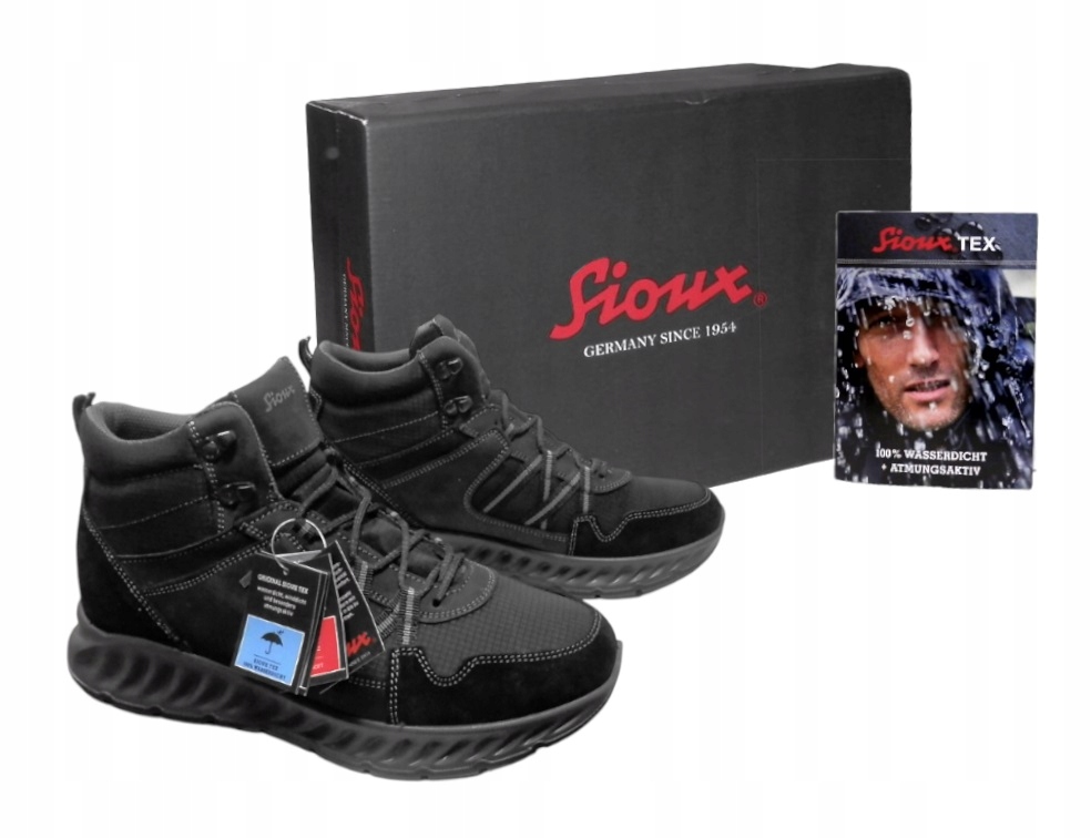 Pánské trekové boty Sioux Utisso, přírodní kůže, Kotníkové Boty vel. 43