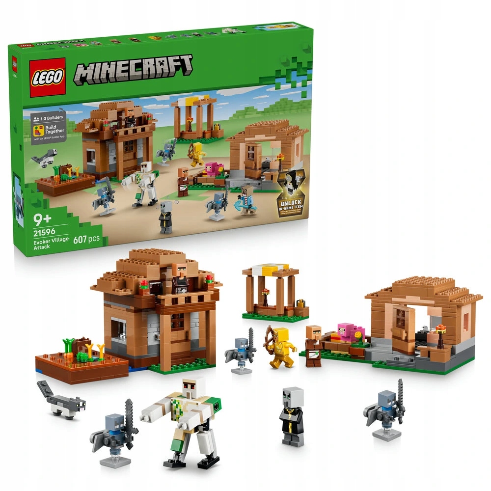 Lego Minecraft 21596 Útok Mága na vesnici