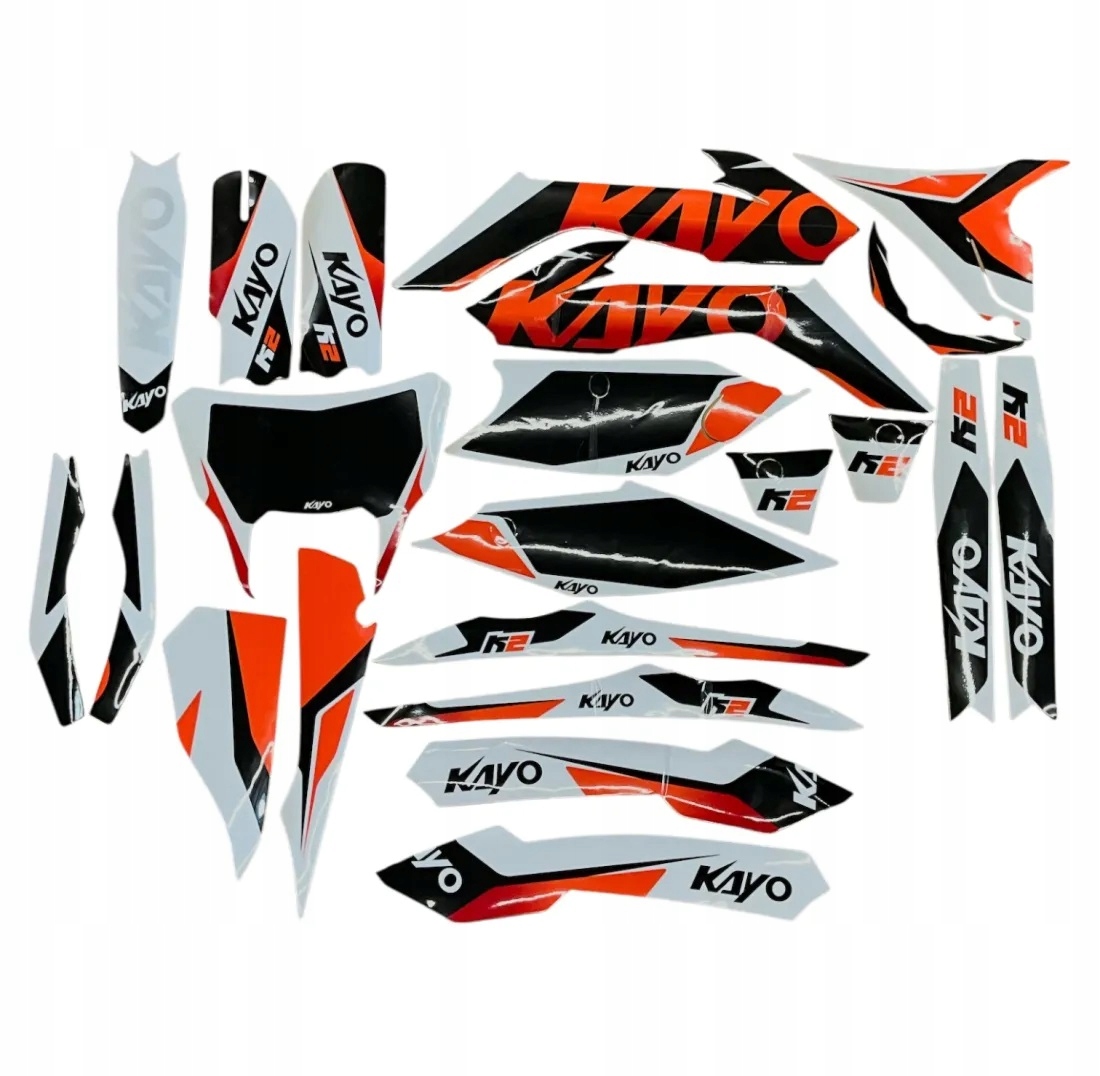 Dýha komplet grafika dirtbike Kayo K2 250 Enduro