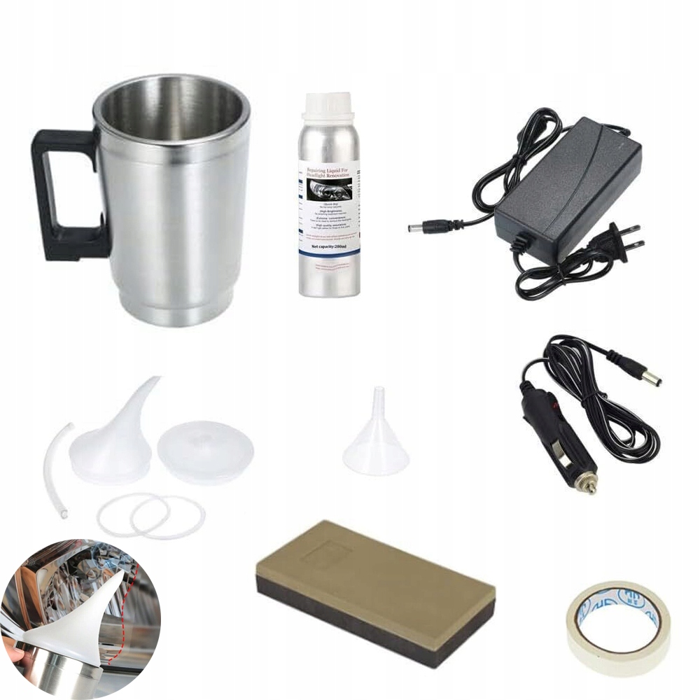 Sada Pro Regeneraci Renovace Světlometů Konvicový Hrnek