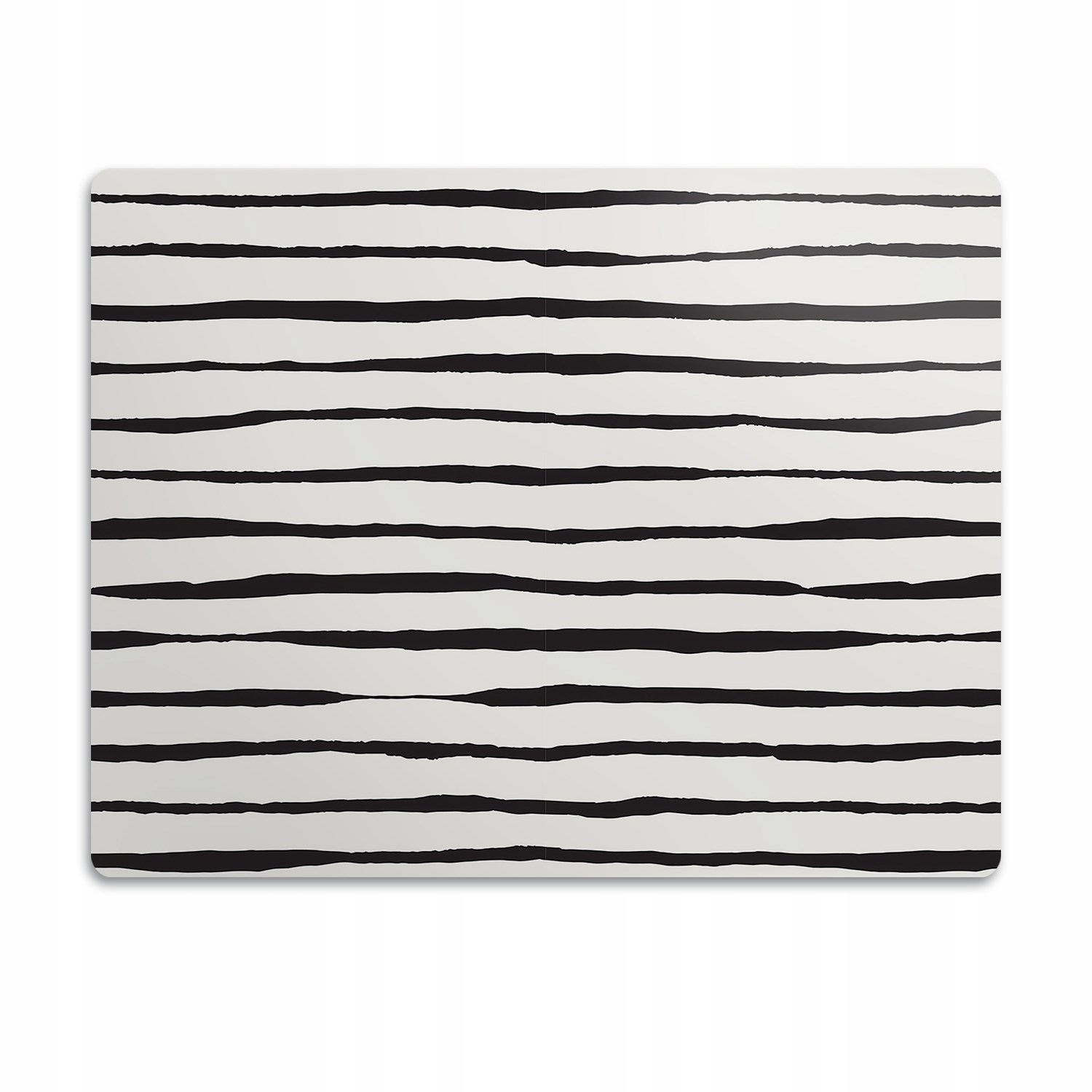 Levně Voděodolná podložka pod misku Černé linie 90x60 cm
