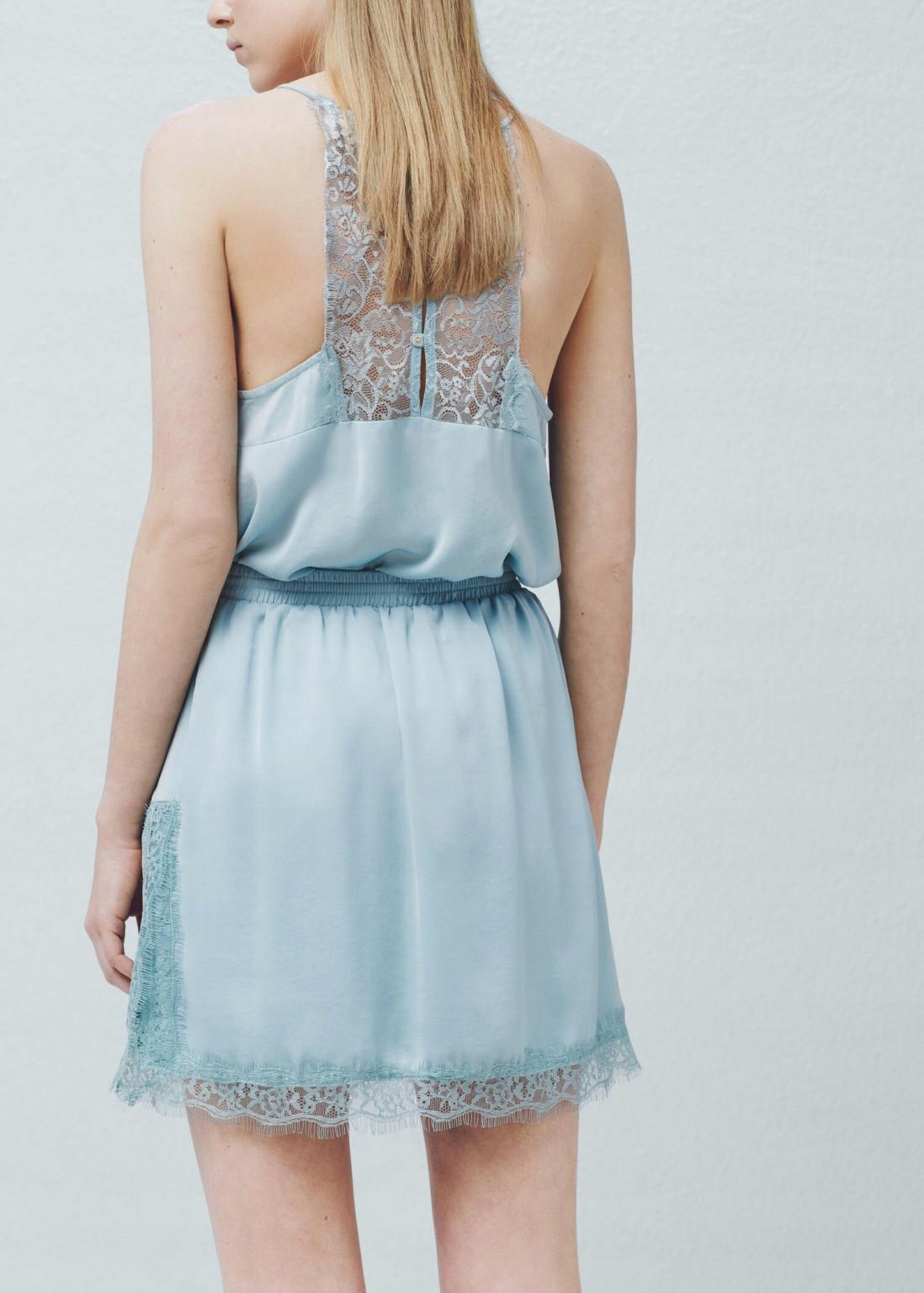 C1R003 MANGO__MF8 MINI SPÓDNICA KORONKA__M Rozmiar M