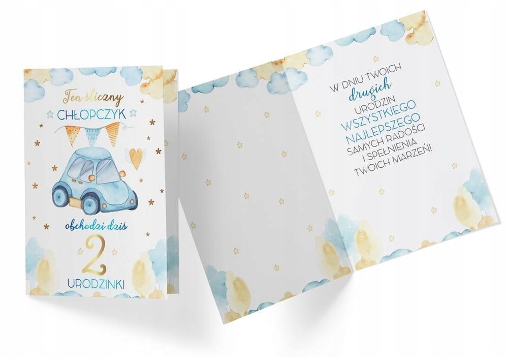 KARNET PR-320 URODZINY 2 CHŁOPIEC