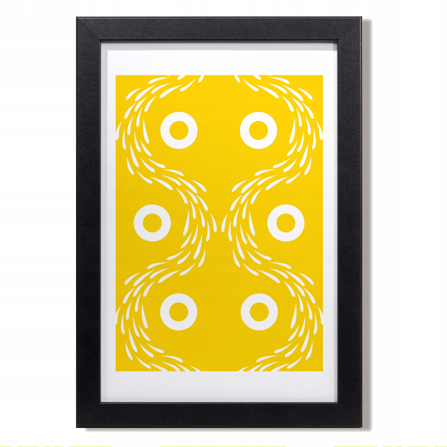 Obraz s rámem Mdf Abstrakce kruhu vzor 20x30 cm