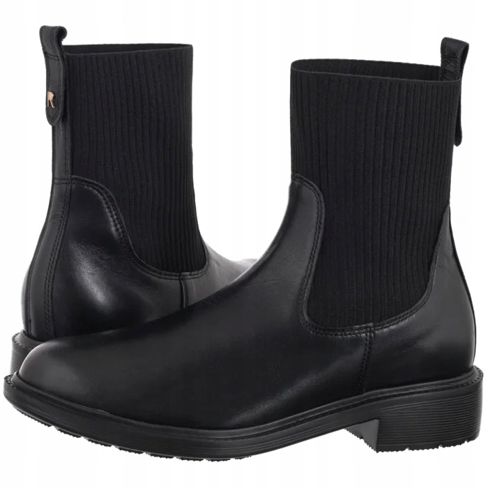 Dámské Kožené Boty Kotníkové Boty Ryłko Černé U2VN2___ _WD8 Black