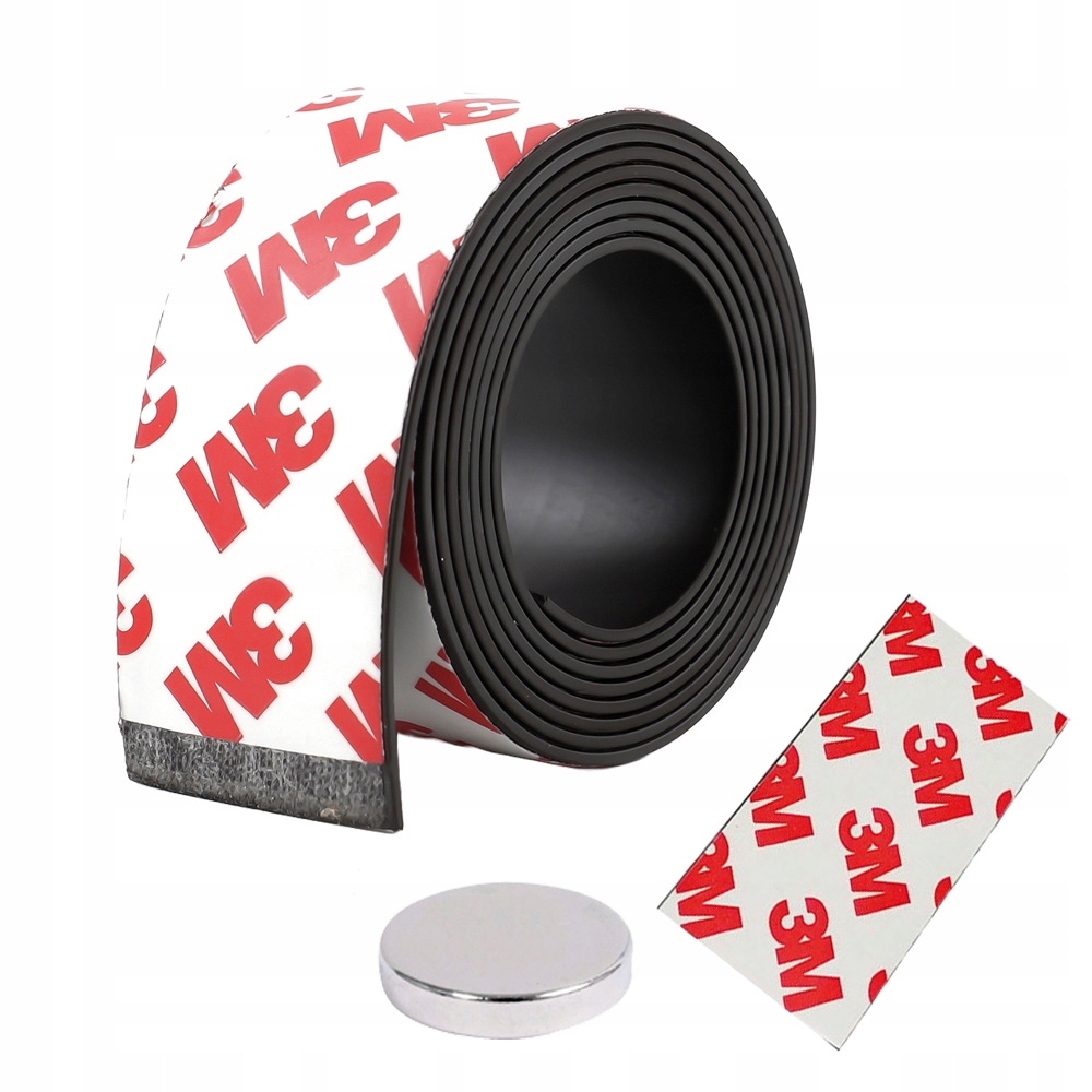 TAŚMA MAGNETYCZNA 3M SAMOPRZYLEPNA 60mm/1,5mm/1m Kod producenta T3M_1MB_A60mm