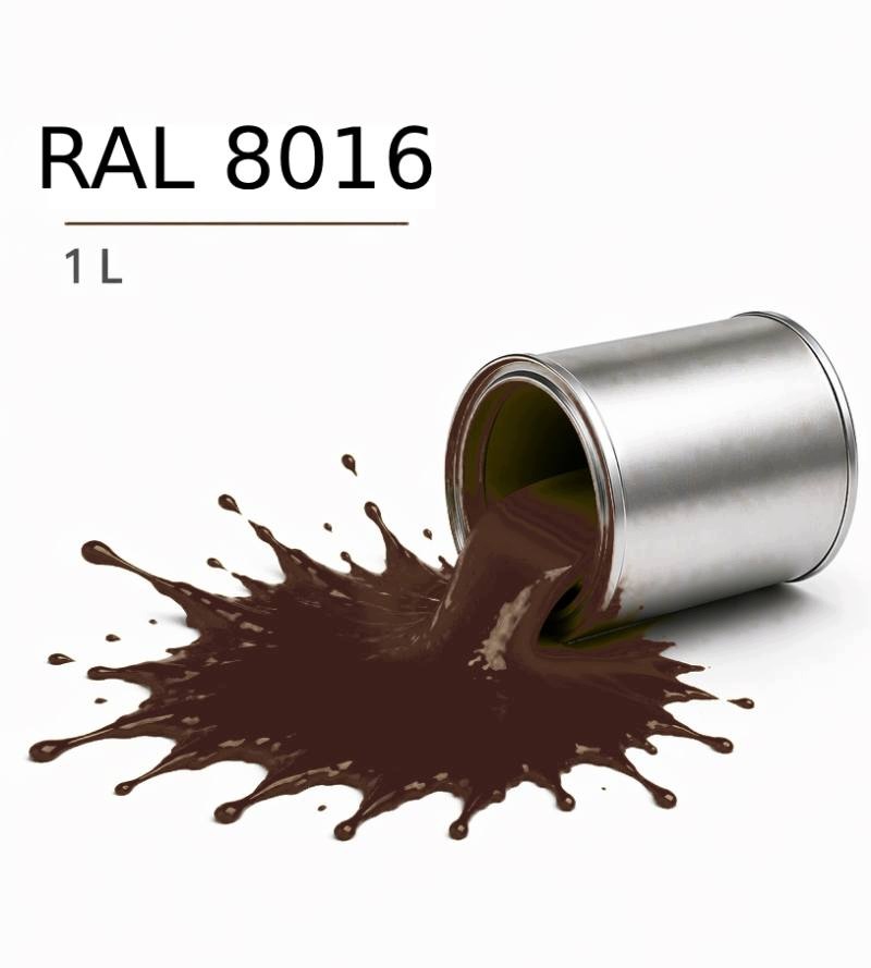 Ral 8016 Barva 1K 1L Povrchový Lak Vysoký Lesk