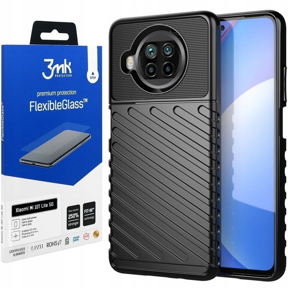 

Etui Tough Tpu + Szkło 3mk Fg do Mi 10T Lite 5G