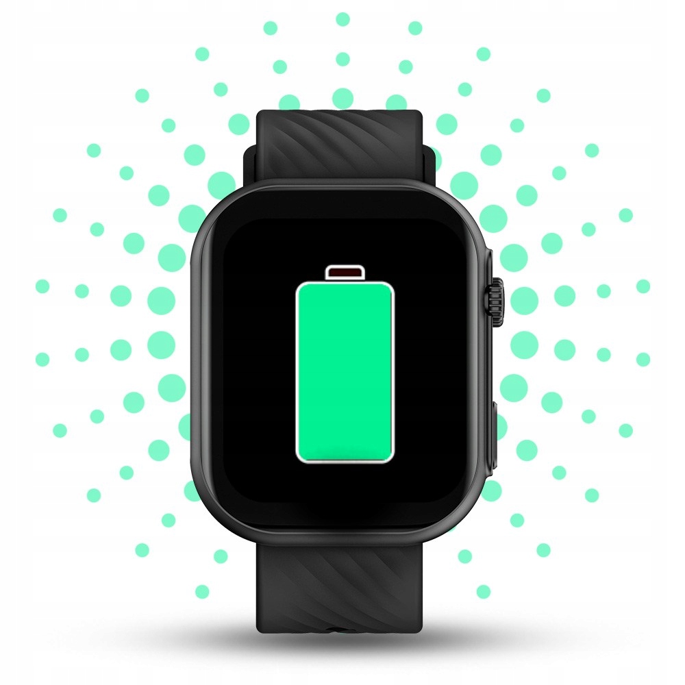 Smartwatch Zegarek Rozmowy Menu PL Manta REVO czarny Damski i Męski +folia Kompatybilność systemowa Android iOS