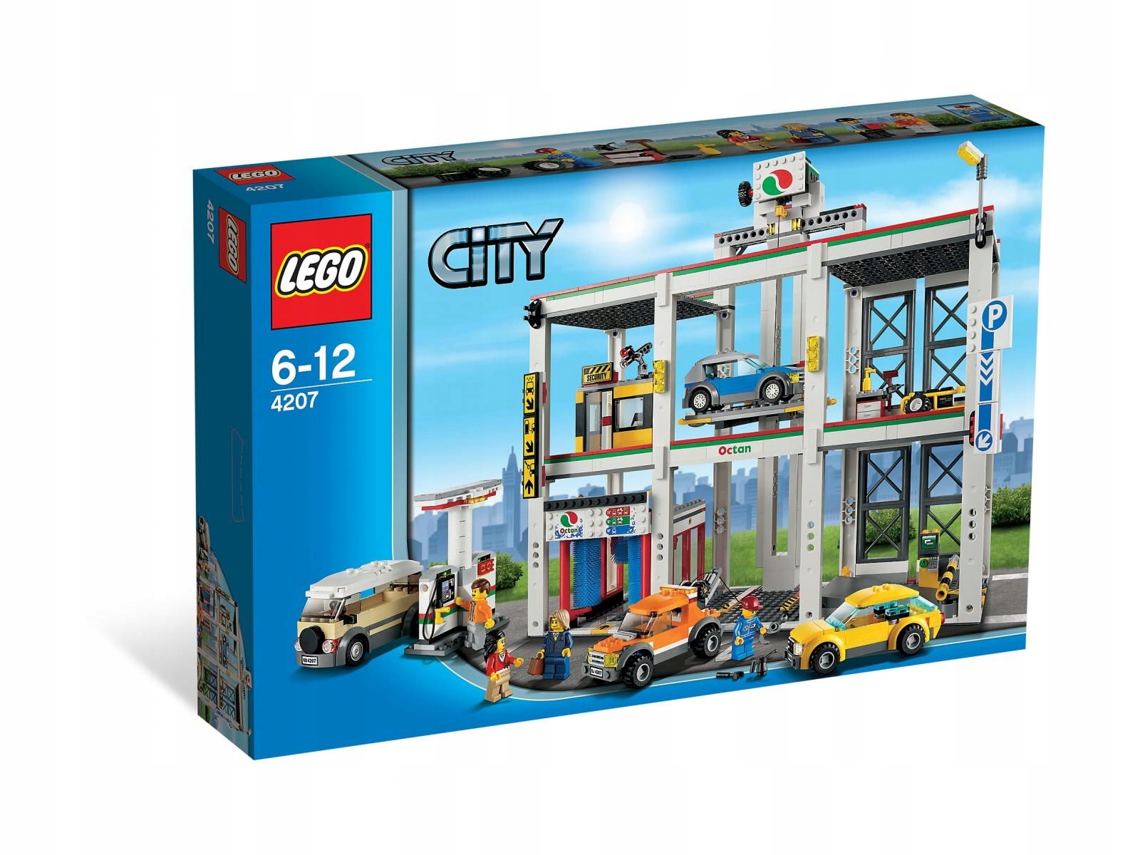 Lego City 4207 Garáž S Výtahem Myčka Automobilová Velké Parkoviště Nový Unikát