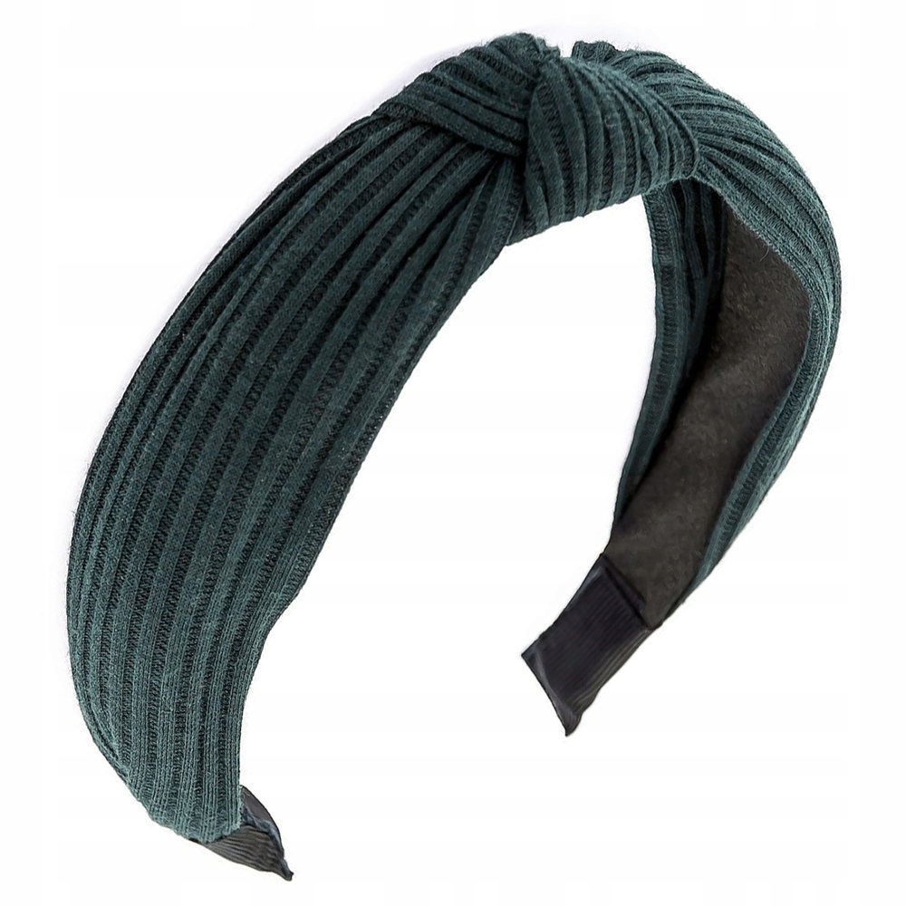 

Opaska Do Włosów zielona Węzeł szeroka Turban