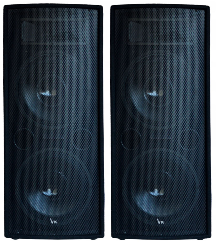 Mocne Duże Kolumny Estradowe 2400W 2 Szt Solidne