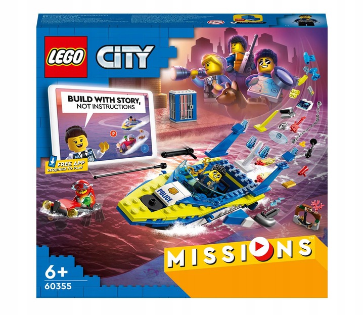 

Lego City Śledztwa Wodnej Policji Zestaw 60355