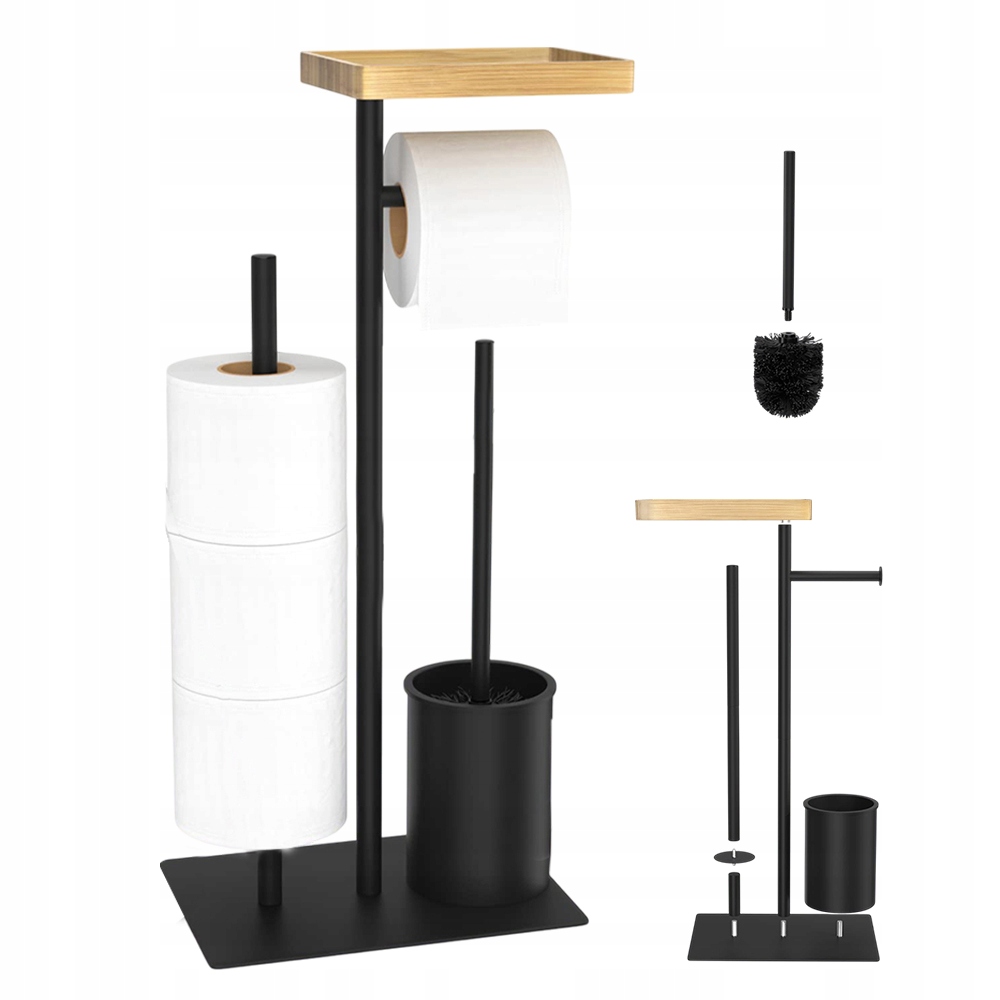 Koupelnový Držák Na Papír S Prostorem Pro Telefon, Kovový