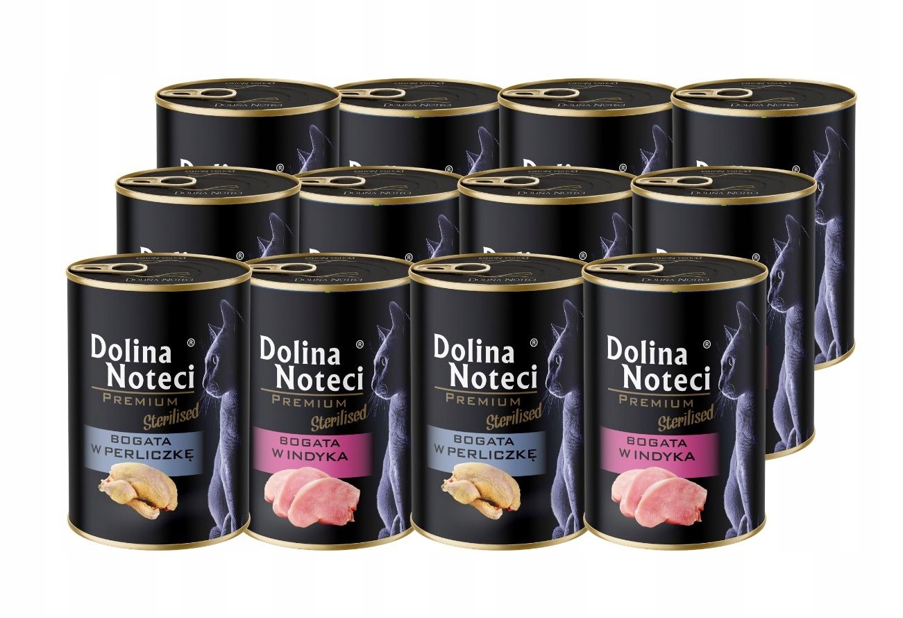 Dolina Noteci Premium Sterilised Mokré krmivo pro kočky mix chutí 12x400 g