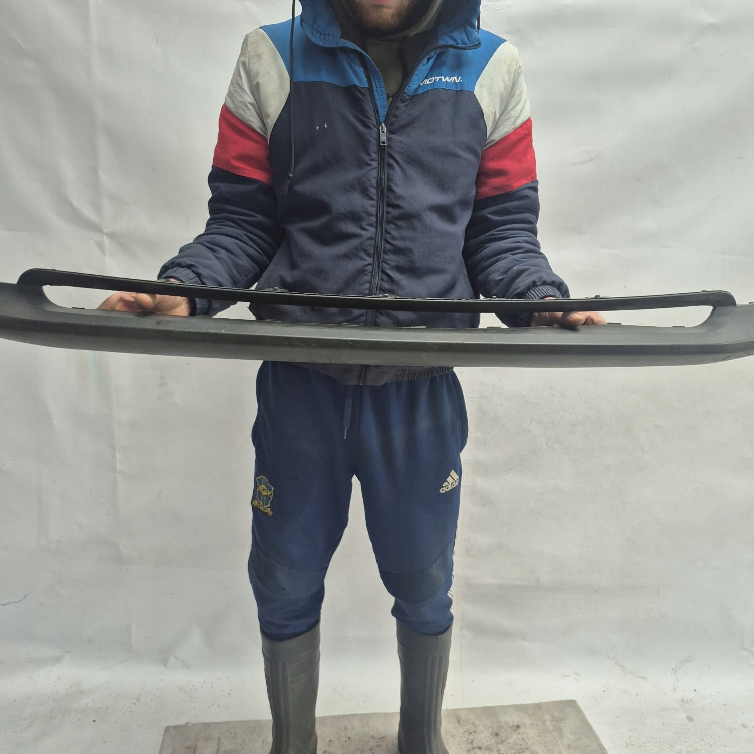 PORSCHE MACAN 95B 13- spoiler of a bumper front front 95B807061F