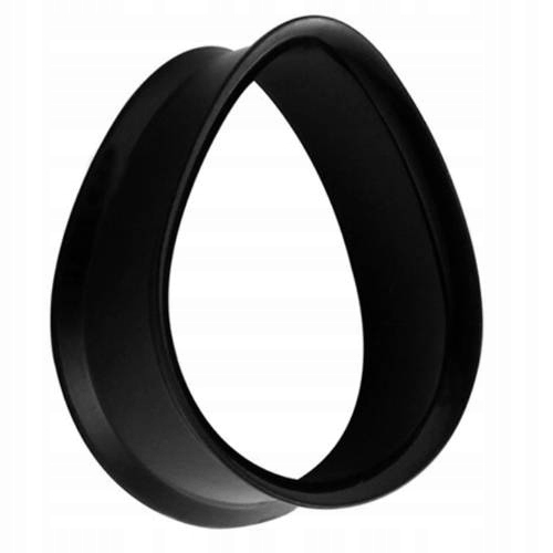 

Tunel do uszu siodłowy czarny kropla 12 mm
