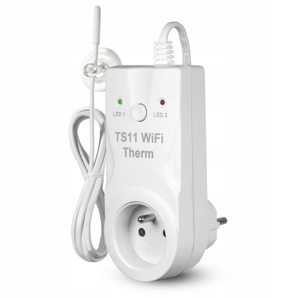 

Termostat wtykowy do gniazda TS11 WiFi Therm