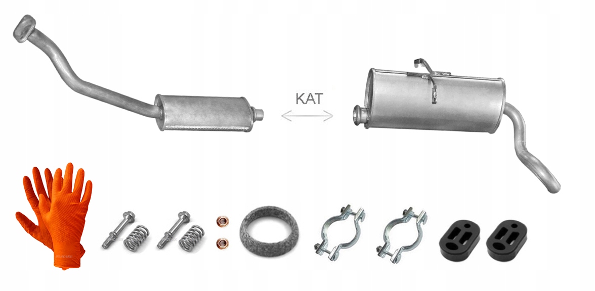 Citroen Berlingo 1.9 Diesel 51 kW (1999-10/2001) Tlumič