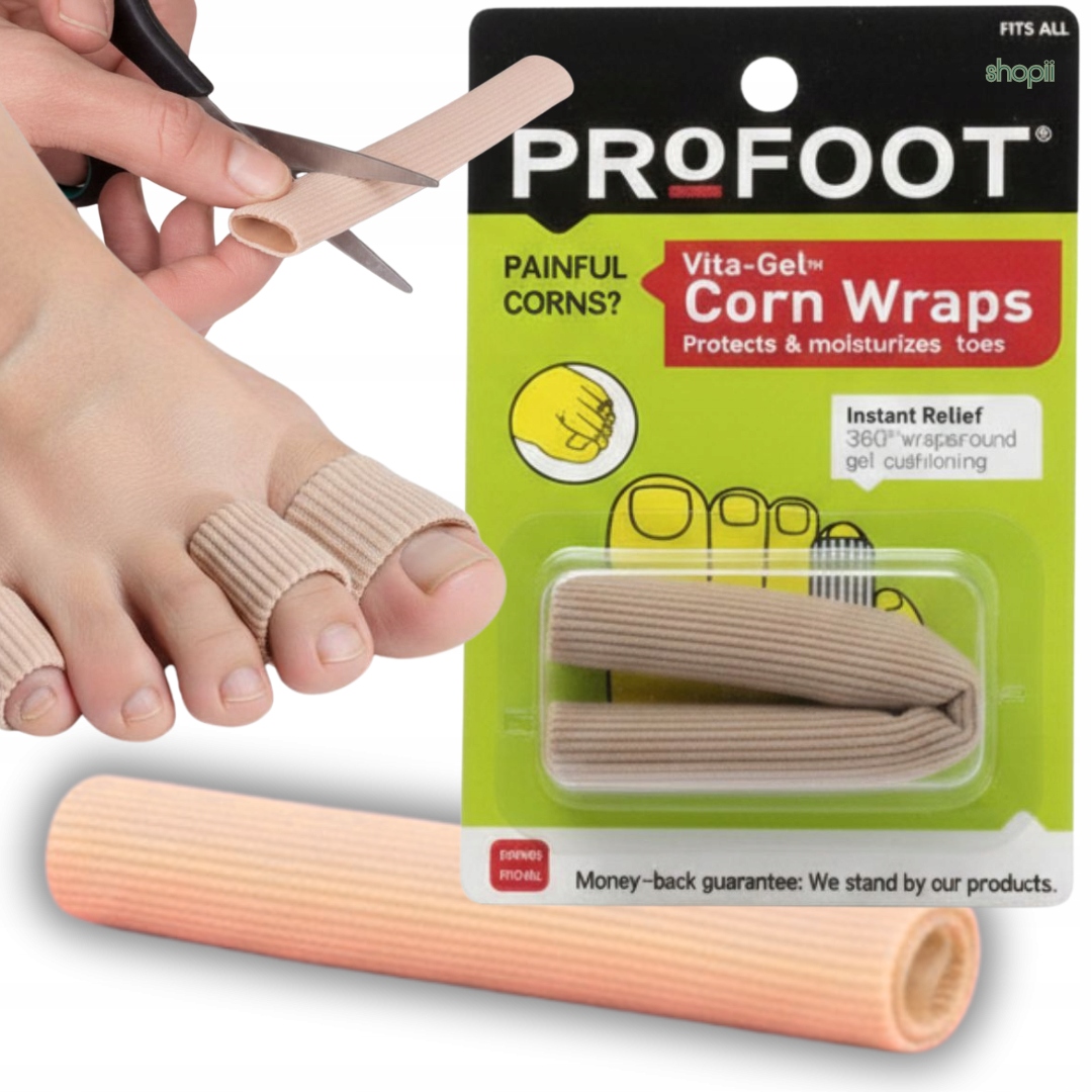 OSŁONKA NA PALCE ODCISKI OTARCIA ŻELOWA RURKA DO DOCINANIA 15 CM - PROFOOT