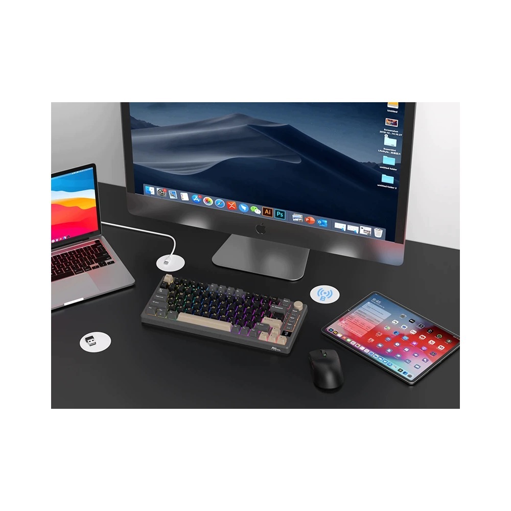 ROYAL KLUDGE RK-M75 Phantom Gaming Keyboard Beige switch — 4