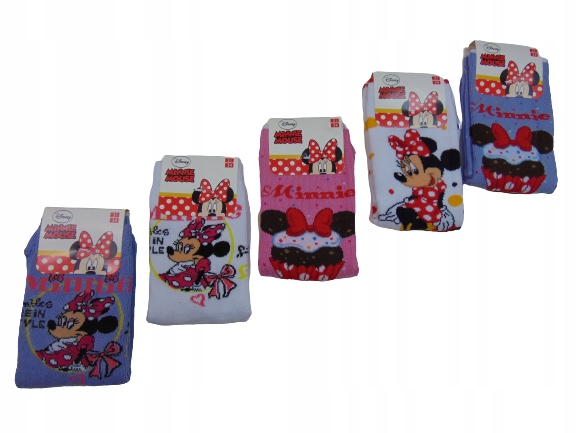 

5 Par skarpetki Disney Myszka Minnie 31-34 Tanio
