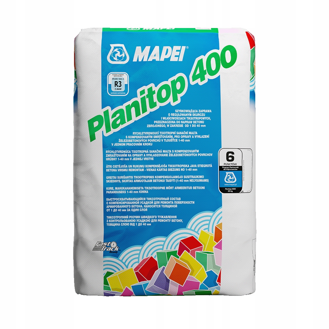 

Zaprawa szybkowiążąca PLANITOP400 25kg Mapei 10min