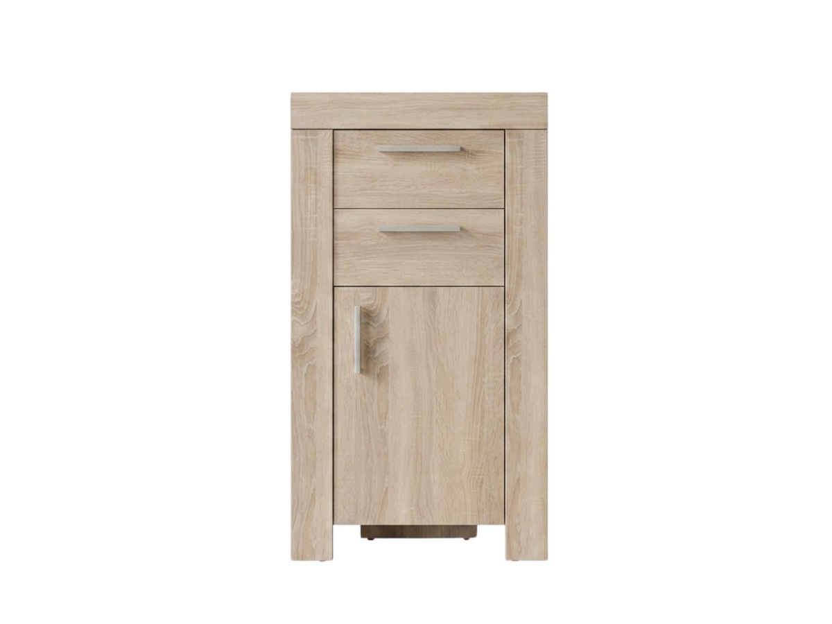 Vysoká komoda 60x131x42 Dub Sonoma Nábytkový systém Yang JCR08 O-sofa