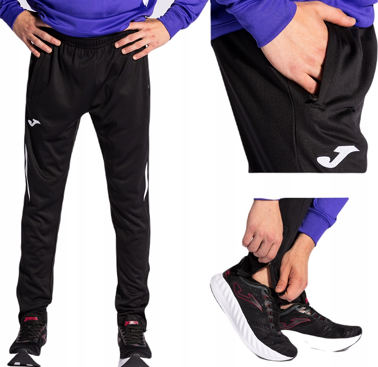 SPODNIE DRESOWE MĘSKIE JOMA CHAMPIONSHIP DO SQUASHA TENISA PADLA PIŁKARSKIE Rozmiar S
