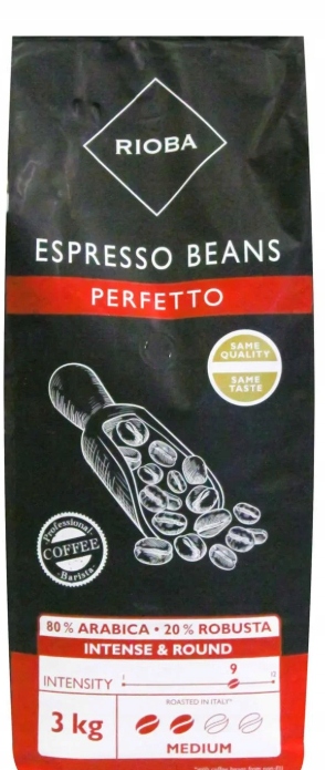 Kawa ziarnista Rioba Perfetto 3KG Duże opakowanie