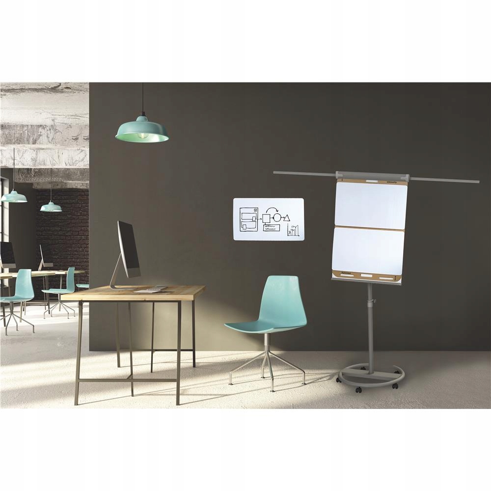 Blok samoprzylepny do flipchart 50 kart 70x42cm Wysokość produktu 49.5 cm